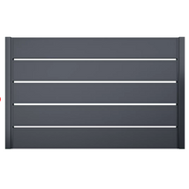 Vízszintes lemez kerítés panel 125 cm-től