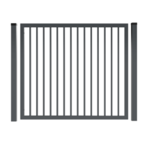 Pálcás kerítés egyszárnyú kapu PP02 150 cm-től