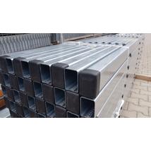 Horganyzott zártszelvény oszlop 60mmx40mmx1,3mm/2300mm + kupak