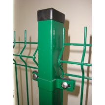 PVC-s zártszelvény oszlop ZÖLD RAL6005/60mmx40mmx1,4mm/2600mm + kupak