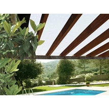 Pergola árnyékoló 70% Fehér - 3 x 4m