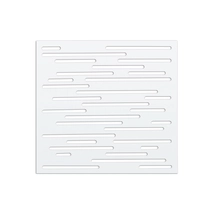 NAUTIC PANEL dekoratív panel, vonal mintázattal - Fehér