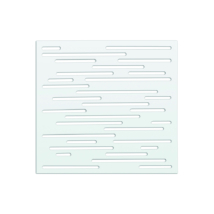 NAUTIC PANEL dekoratív panel, vonal mintázattal - Fehér