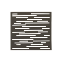 NAUTIC PANEL dekoratív panel, vonal mintázattal - Rozsdabarna