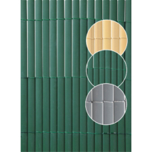 LITECANE Oval műanyag nád belátásgátló Zöld - 1,5 x 3m