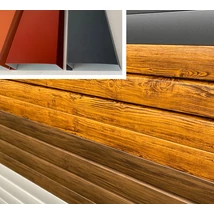 Zárt trapézlemez kerítésléc Antracit 200 cm -12 cm