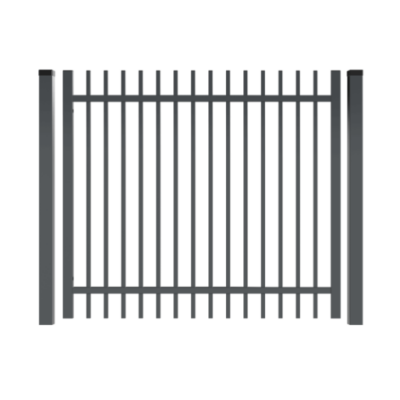 Pálcás kerítés egyszárnyú kapu PP01 (W) 150 cm-től