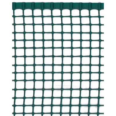 Négyzetes műanyag kerti rács Zöld - 0,5x5 m/5x5mm-től