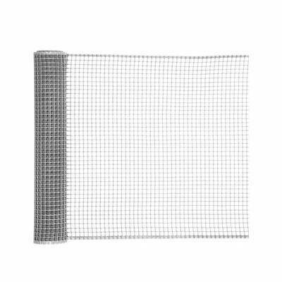 Négyzetes műanyag kerti rács Ezüst - 0,5x5m/10x10mm-től