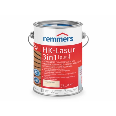 Remmers HK-Lasur 3in1 Plus Fehér 2,5 l