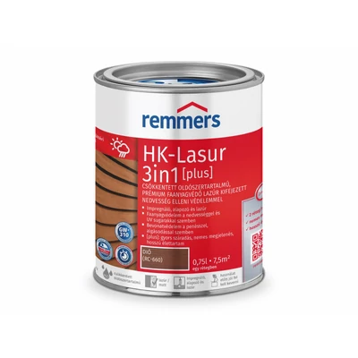Remmers HK-Lasur 3in1 Plus Dió 0,75 l