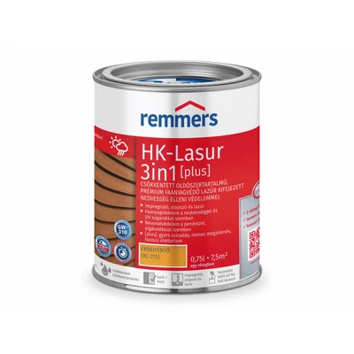 Remmers HK-Lasur 3in1 Plus Erdeifenyő 0,75 l