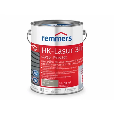 Remmers HK-Lasur 3in1 Plus Grey-Protect Ezüstszürke 20 l