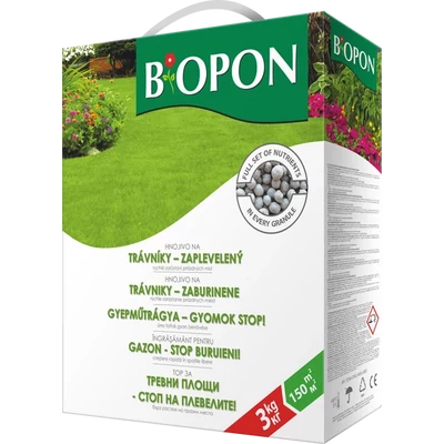 Biopon gyom stop gyepműtrágya 3 kg