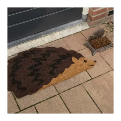 Kókuszrost lábtörlő süni formájú 75 x 40 cm