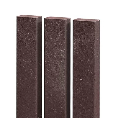 Műanyag kerítésléc Barna - 120 cm, 50x30 mm