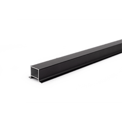 Simple alumínium oszlopzáró profil WPC kerítéselemhez 2m - Sötétszürke