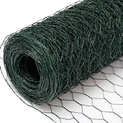 Zöld műanyag bevonatos csirkeháló 13x13/1,0mm/50cm (10m)