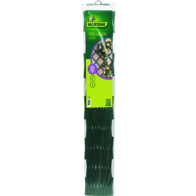 TRELLIFLEX műanyag apácarács Zöld - 1 x 2m